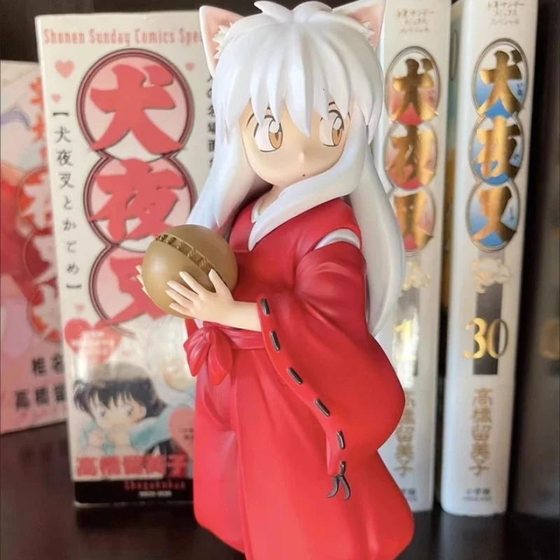 تمثال Q نسخة Sesshoumaru الطفولة إينوياشا أنيمي الشكل الحلي الطرفية الرسوم المتحركة موضوع العصرية اللعب دمية لعبة اليابانية