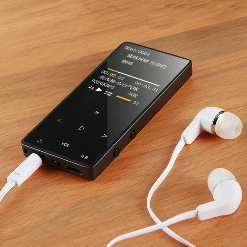 Original metal  MP3 player lossless HiFi MP3 Music player with High Quality Sound out Speaker E-book FM radio Clock
