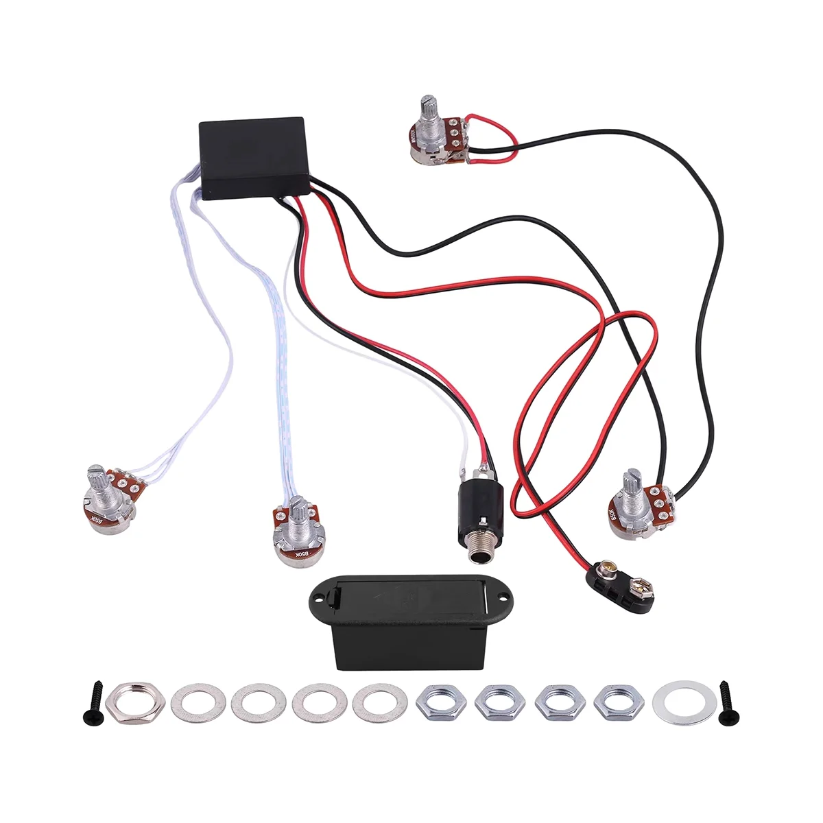 EQ B2T EQ Preamp الدائرة الكهربائية باس لفائف الغيتار الكهربائي الملحقات لاقط الغيتار الكهربائي ل باس نشط