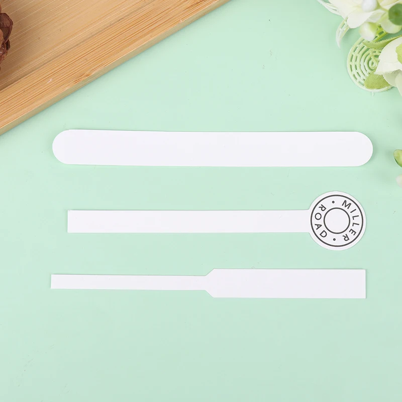 100 шт., тест-полоски для ароматерапии, парфюмерии, эфирных масел, пустая бумага для благовоний, парфюмерный блок для тестирования ароматов, 2 размера