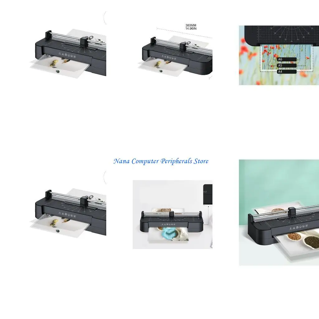 F68C Laminator Machine, 9-Inch Thermal Laminator, 4-in-1 Desktop Laminating