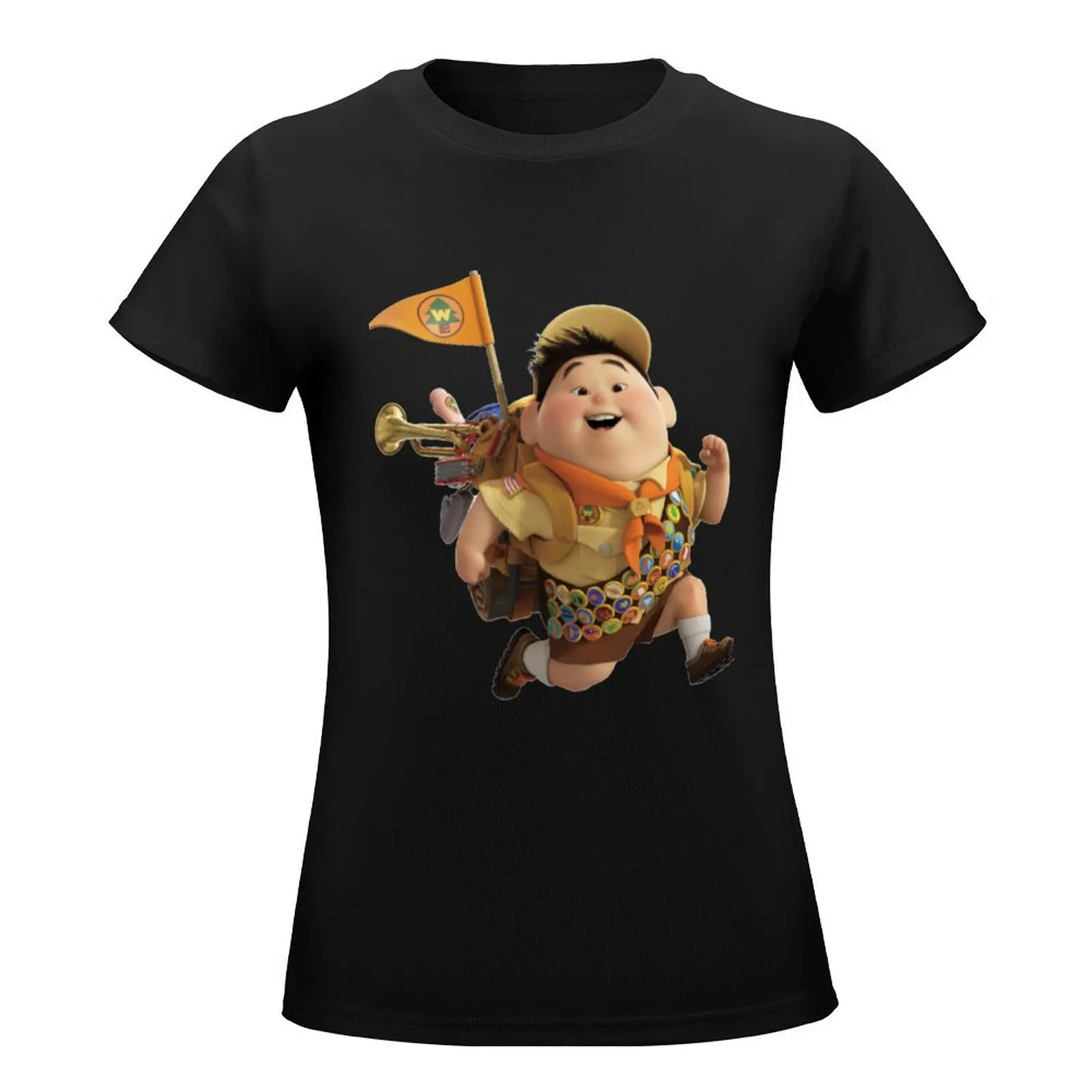 Russell Up T-Shirt Blouse Female clothing shirts graphic tees oversized Women tops