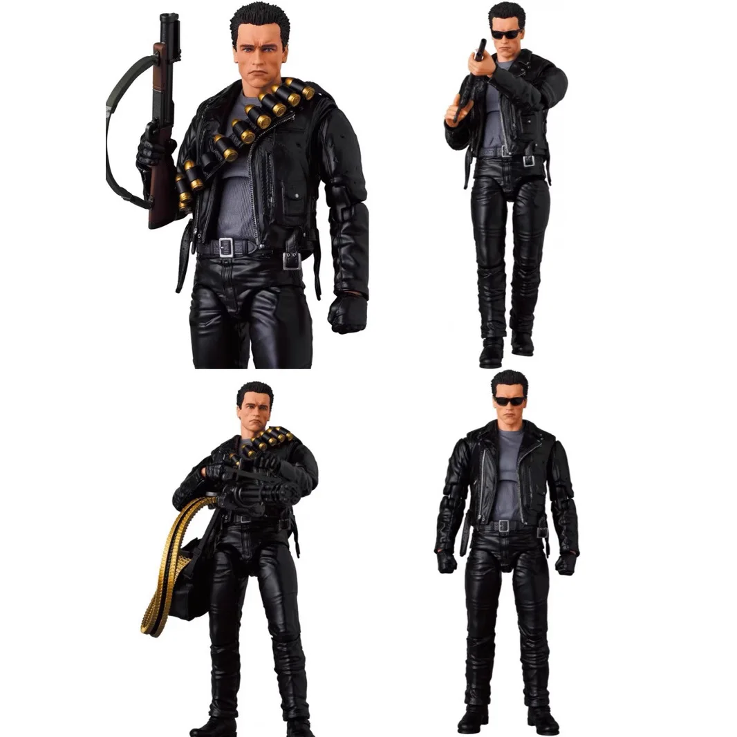 3pcs NECA Terminator T800 Arnold Battle Damage Robot Series Action Figure Collection Toy Model Christmas New Year Present 18cm