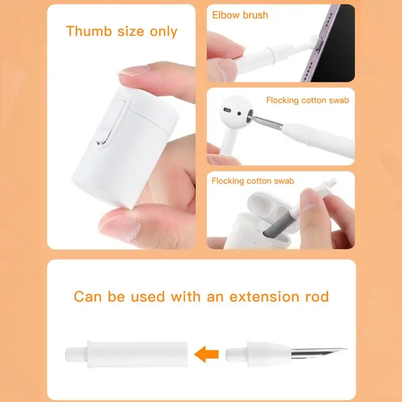 3 In1 Multifunction Earphone Cleaning Kit Restore Original Shine Bluetoth Earphone Cleaner Earbuds Case Cleaning Pen Brush Kit