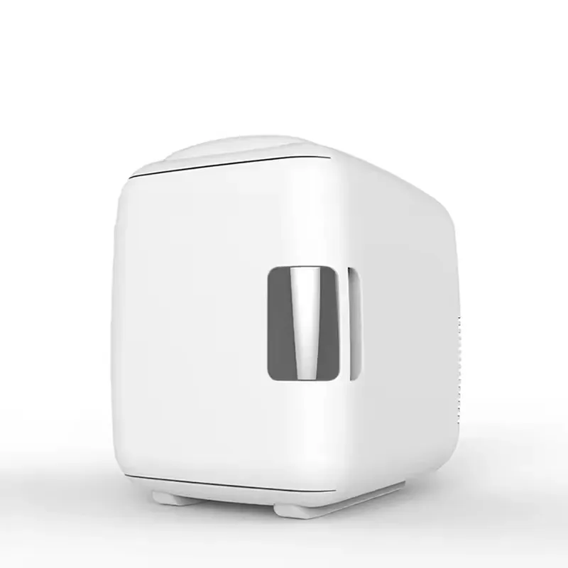 Mini White Gray Small Capacity Household Refrigerator for Food Beverage and Skin Care Product Storage