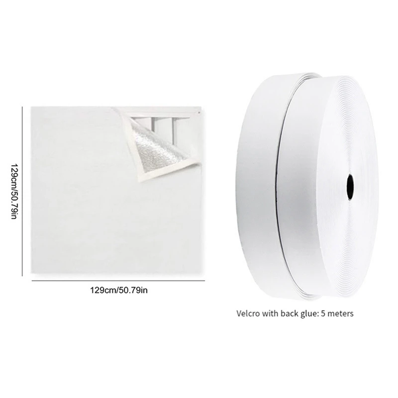 ABPQ-Attic Armour Attic Fan Cover,Insulation Cover With Strips Adhesive For Attic Fan,Attic Ceiling Shutter Cover