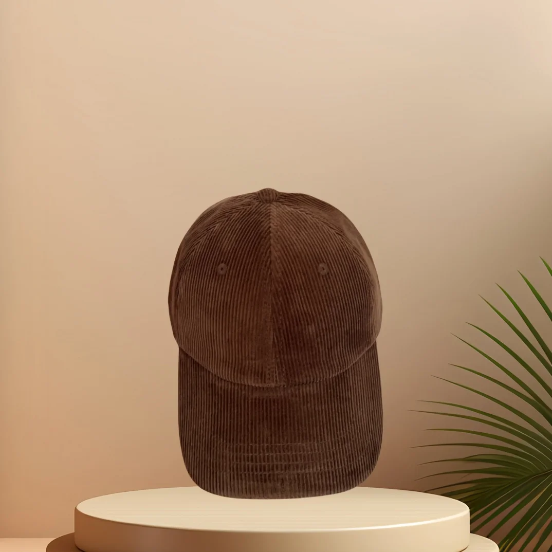 

Unisex Corduroy Baseball Cap High End Quality Fashionable Headwear Couples Special Festival Gift Stylish Similar Hats
