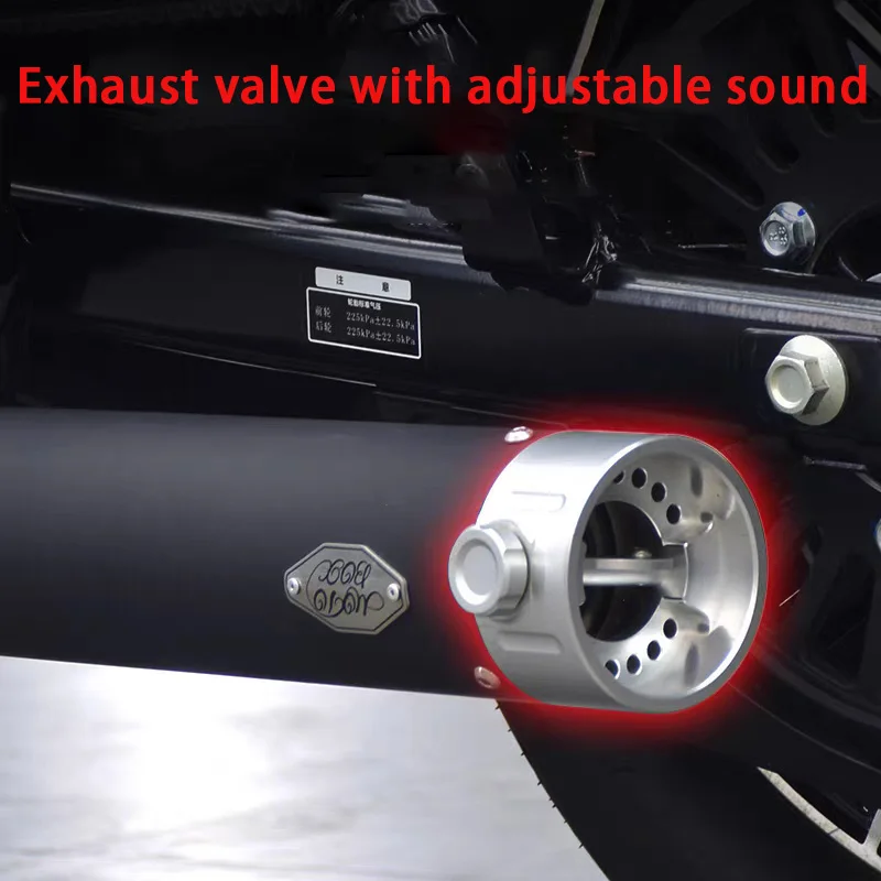 FIT FOR BENDA ROCK 250 300 dual-exit exhaust delivers a deep resonant exhaust note