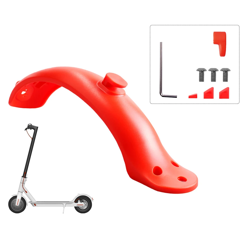 Für Xiaomi Mijia MI M365 1S M187 Pro E-Scooter Reifen Splash Kotflügel mit Hinten Rücklicht Vorne Hinten schutz Kotflügel schraube linie Teile