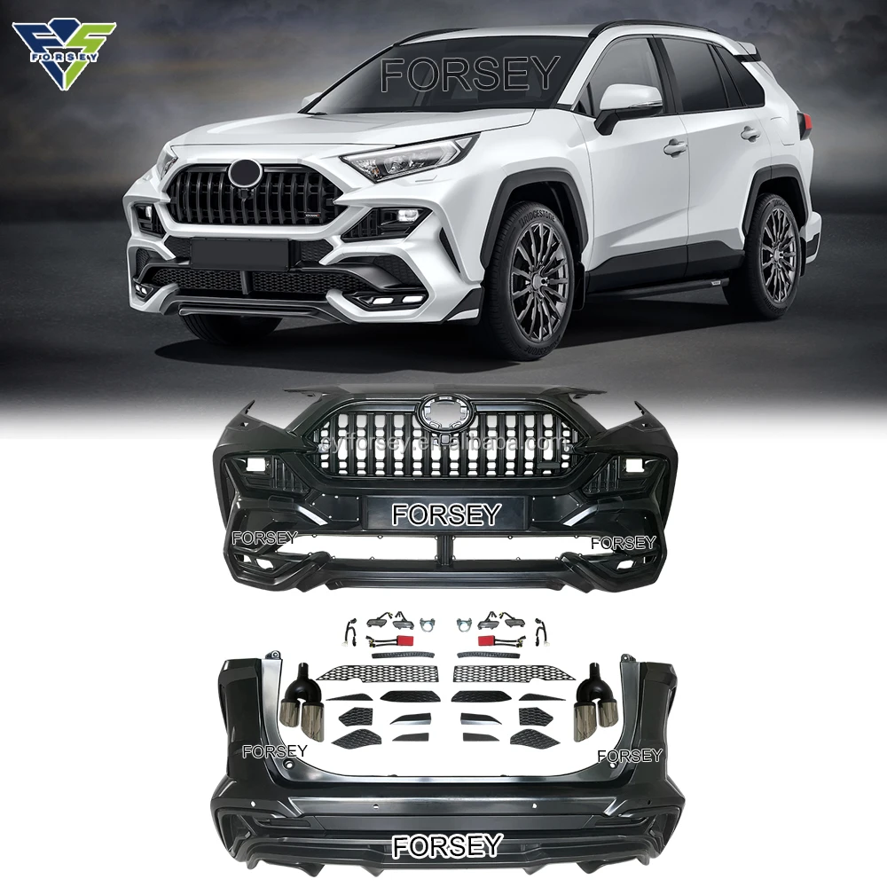 

2020+RAV4 Upgraded Khan Body Kit Front and Rear Bumper Body Kit