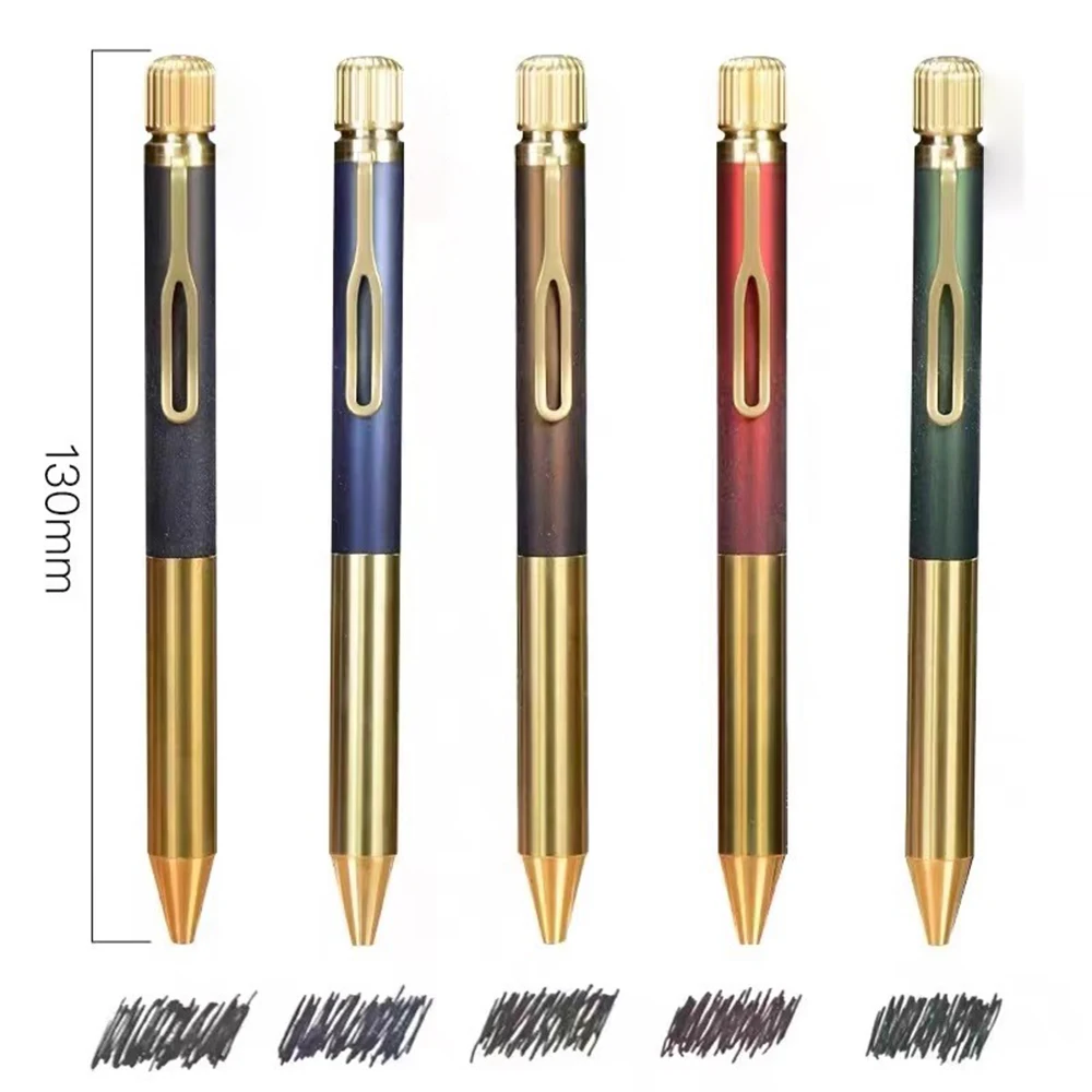 

SAKURA Retro Copper Rod Aluminum Rod 001 0.5mm Heavy Touch Metal Signature Neutral Pen Stationery Grand Prize