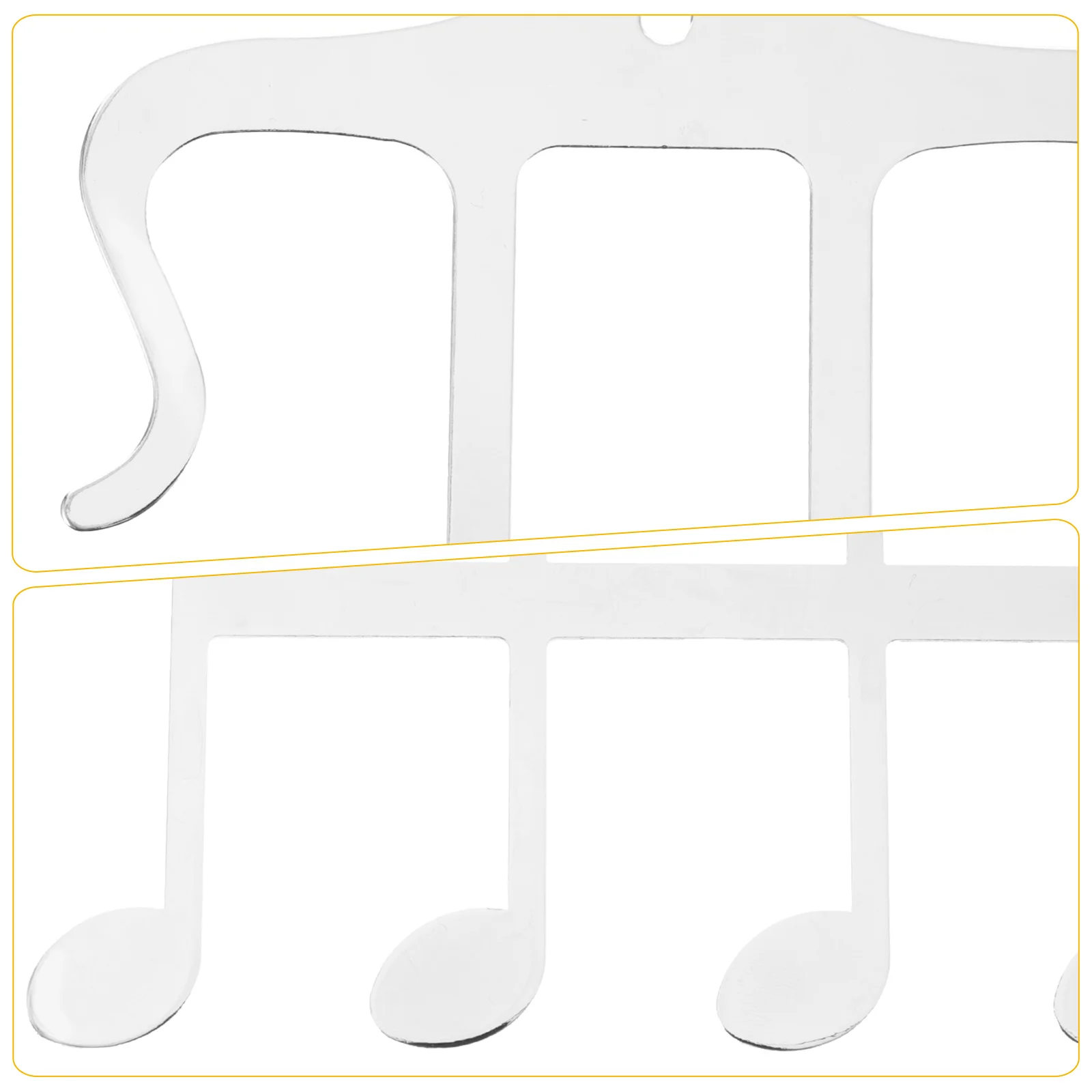 

Clips Metal for Piano Notation Music Book Page Holder Silver Instrument