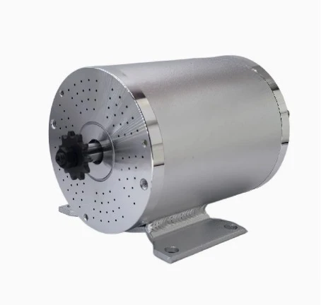 3000W 72V BLDC Brushless Motor High Torque 4900 RPM, with T8F Sprocket for Electric Scooter and Mini EV