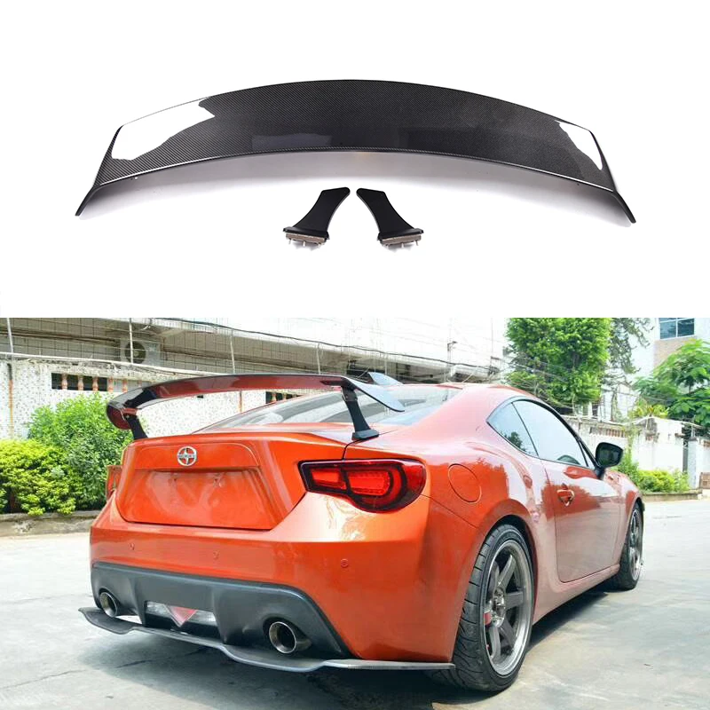Rear boot spoiler, carbon fiber rear wing, dry lip spoiler Sard style, for Toyota 86 GT86 Subaru BRZ 2013 -2020