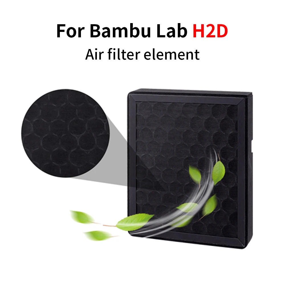 

Для Bambu Lab H2D элемент воздушного фильтра с активированным углем Замена фильтра очистителя воздуха для H2D 3D аксессуары для принтеров