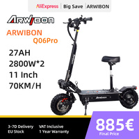 ARWIBON Q06Pro Electric Scooter 2800W*2 Dual Powerful Motor 11\