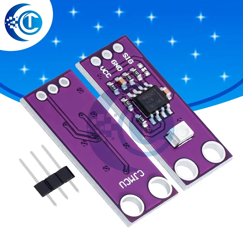 GUVA-S12SD UV Light Sensor Module, 240nm-370nm Ultraviolet Detection Board Compatible with for Arduino