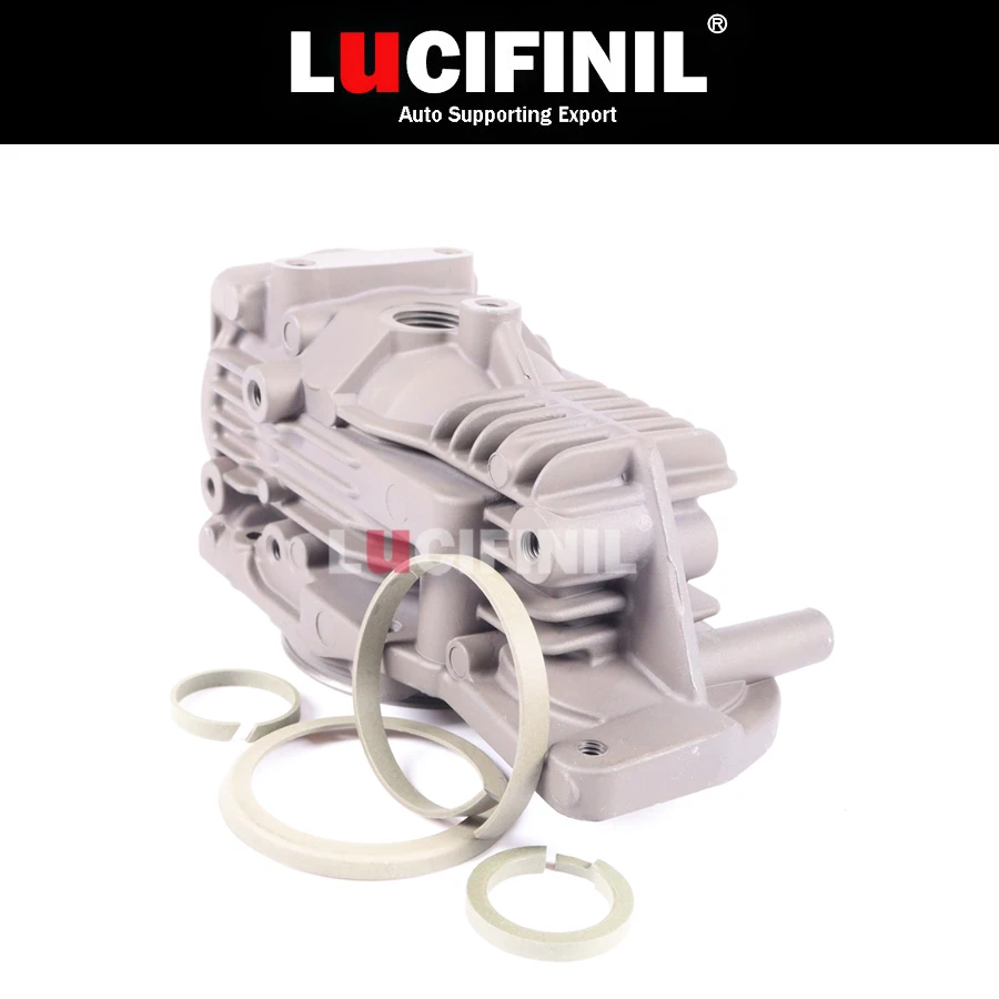 

LuCIFINIL 06-12 Air Suspension Compressor Head Cylinder With O-Ring For Land Rover Range Rover L322