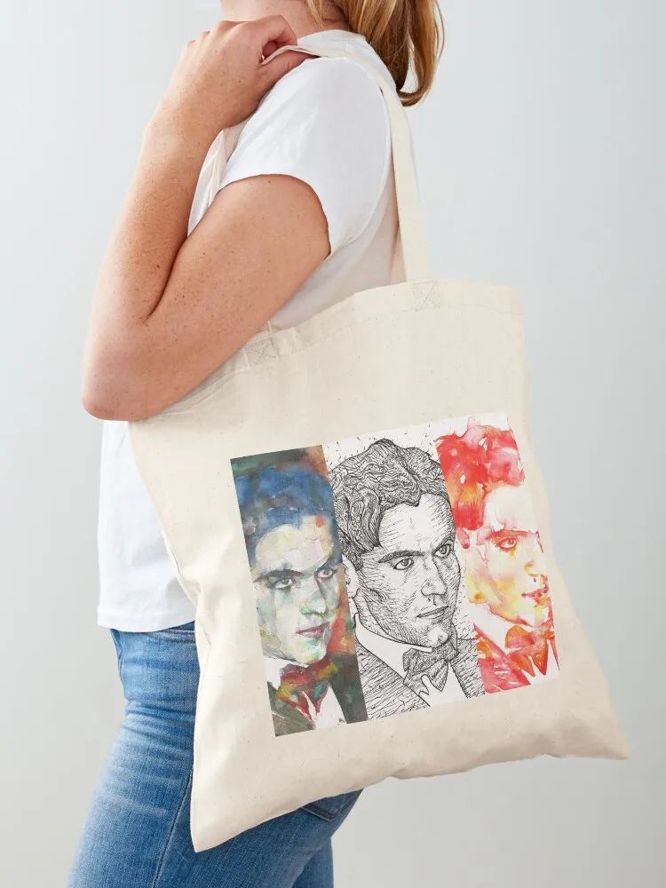 

THREE TIMES FEDERICO GARCIA LORCA Tote Bag Shopper shoping bag bag luxury women Women's bags