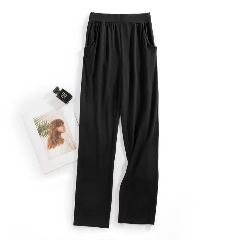 Cotton Pants Pajamas Comfortable New Plus Size Homewear Pant Autumn Winter Home Trousers Night Wear Woman Pantalon M-3XL