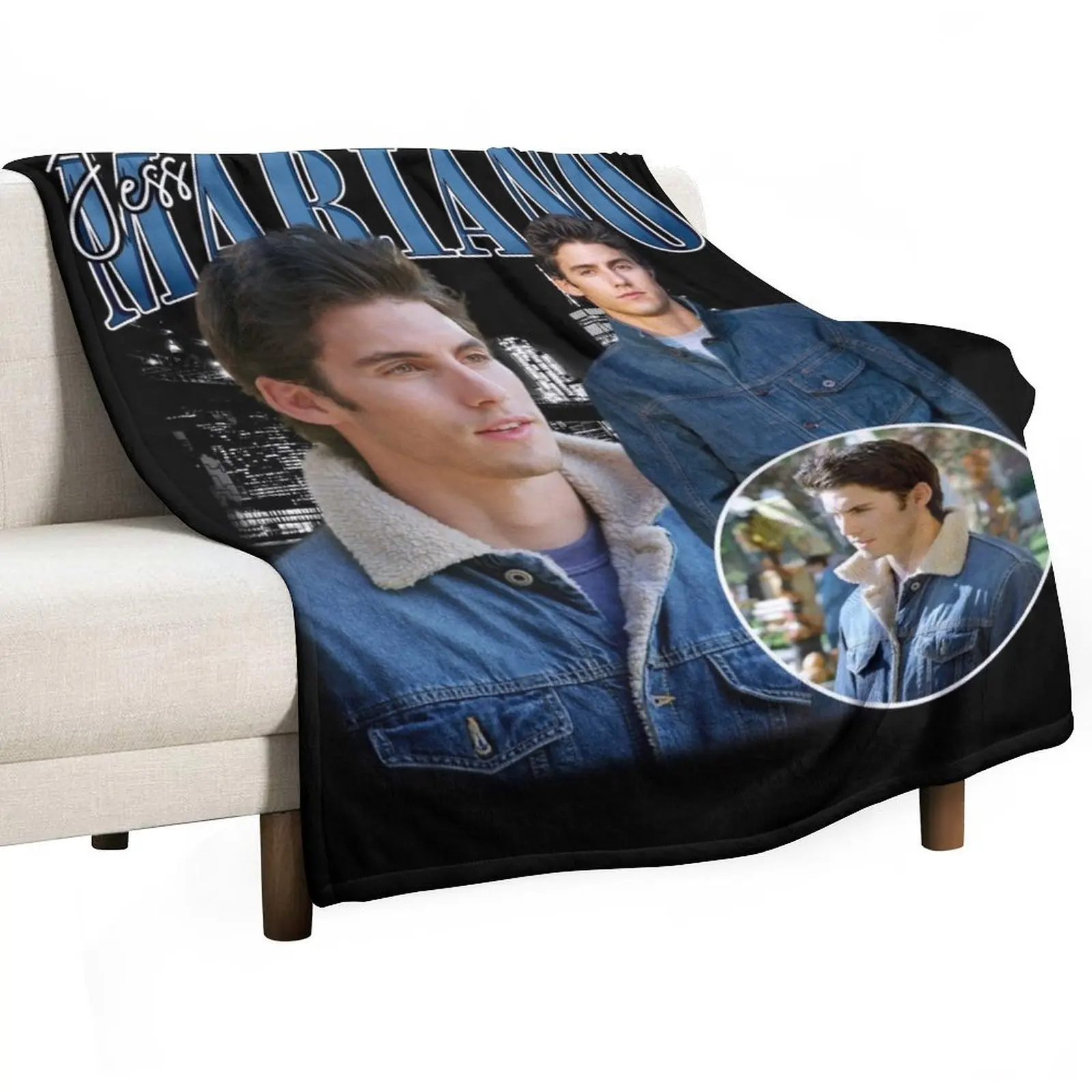 Jess Mariano Signature Vintage Retro Style Throw Blanket Baby Kid'S Blankets Sofas Of Decoration manga Hairys Blankets