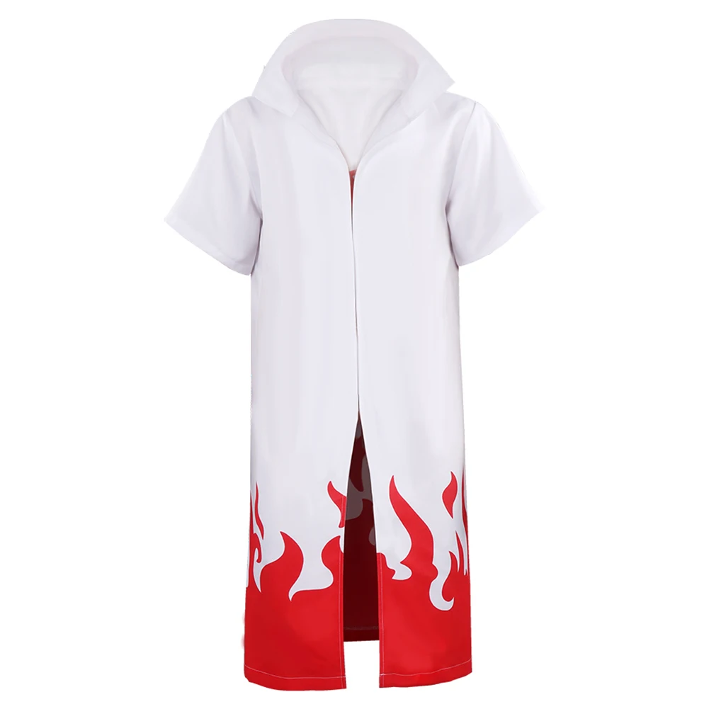

Anime Namikaze Minato Cosplay Costume Cloak Robe Hokage Namikaze Minato Uniform For Men
