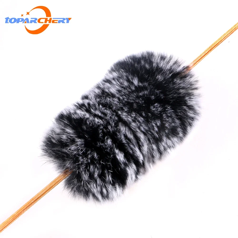 

Otter Hide Bow String Silencer, Bow Stabilizer, Shock Absorber, Fur Rex, Rabbit Hair Shaking, 2 Pairs