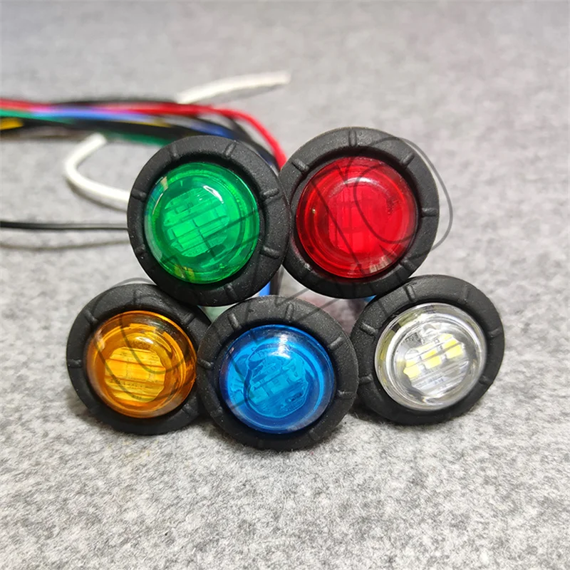 10pcs 12v 24v LED Seiten markierung leuchte Camion Auto Trucks LKW Anhänger Bus Heck bremsleuchte LKW Accesorios Luces Traseras