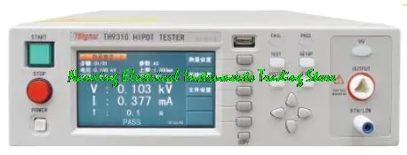 TH9310 AC/DC Withstanding Voltage Hipot Tester/Insulation Resistance Tester AC/DC: 5KV/6KV,10 mA/5mA, 1MΩ-9999MΩ