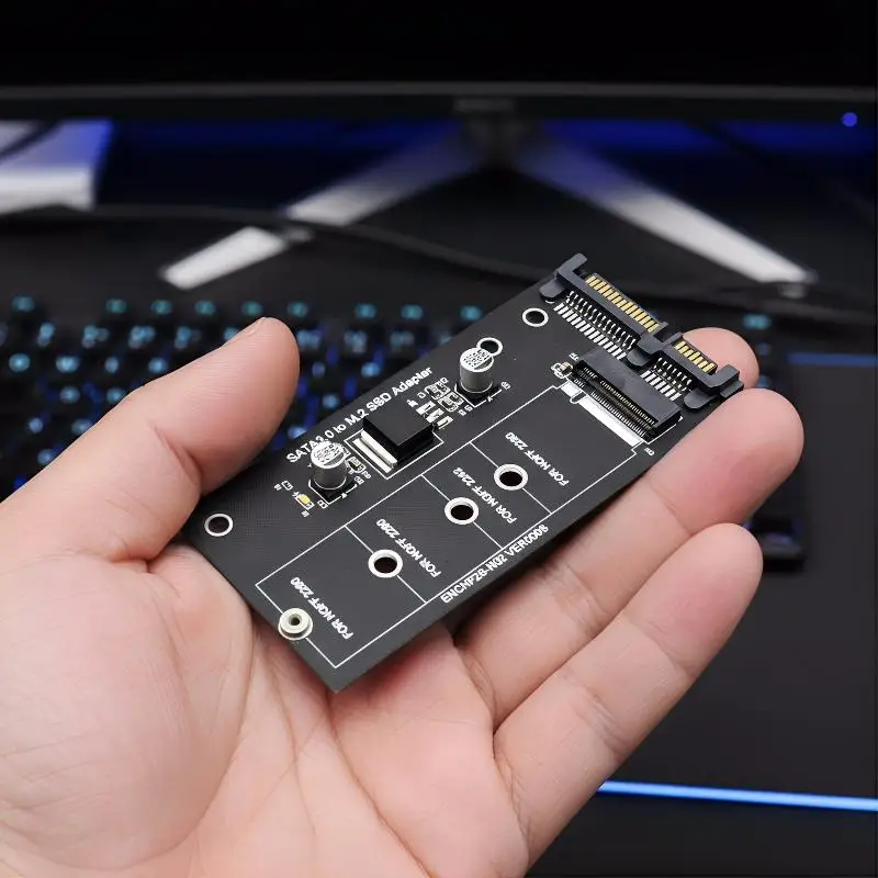 SATA3 Adapter Card Converts M2 SSDs High Transfer Speed Best for Extending Storage in Desktop and Laptop Scenarios