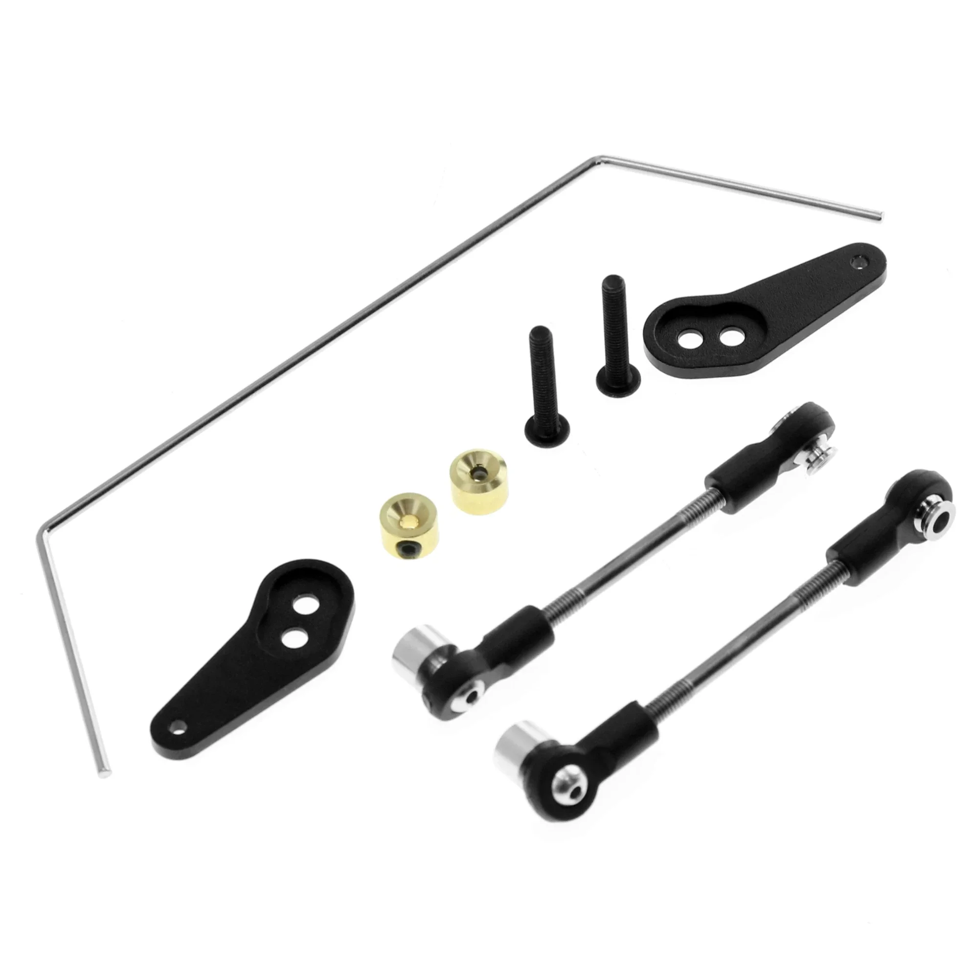 Rear Anti-Sway Bar Swaybar Sway Bar Stabilizer Set for Tamiya BBX BB01 BB-01 1/10 RC Car Upgrade Parts Accessories