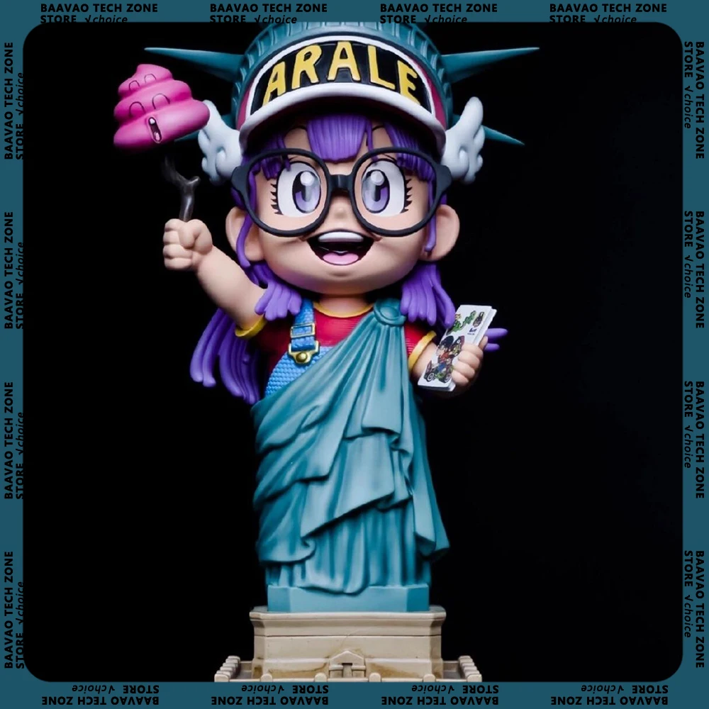 Anime Dr. Slump Figure Arale Cos Statue Of Liberty Figures Cute Pvc Statue Model Doll Collection Desk Decoration Kids Toy Gifts