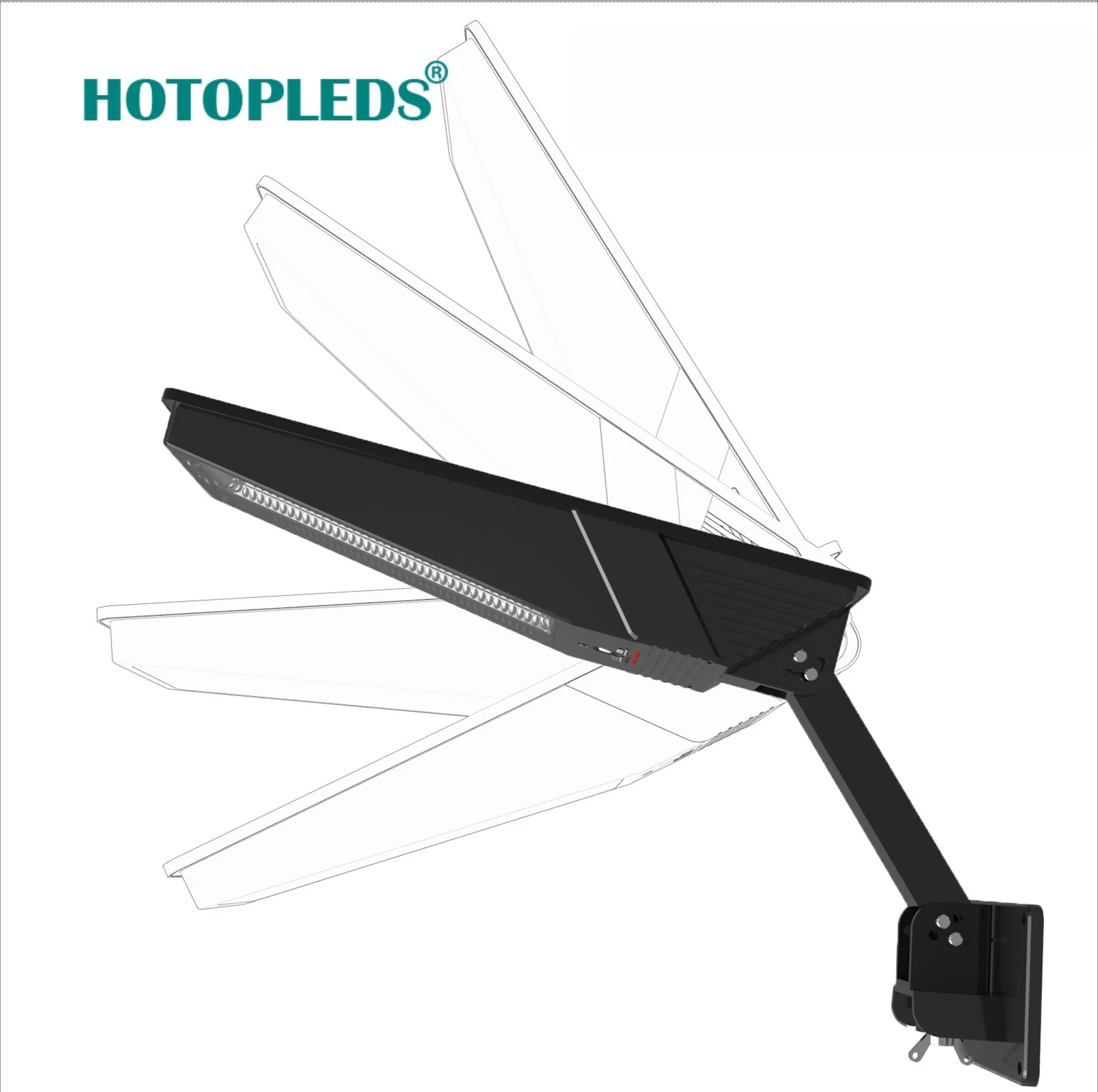 

Solar Wall Light Wiring-free Garden Light Rechargeable Solar Light