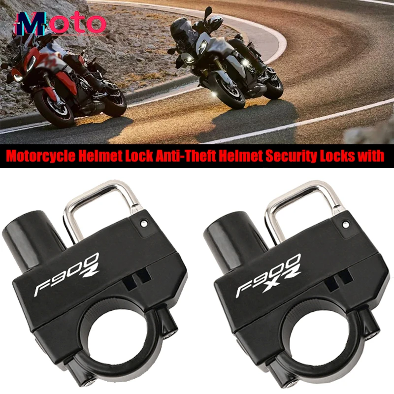 2024 New For BMW F900R F900XR F900 XR R 2023 2022 Recommended Motorcycle CNC Accessories Helmet Lock Anti-Theft Helmet