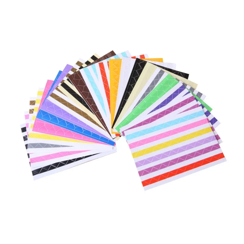 1sheets/lot Funny White Transparent Colorful Series DIY PVC Conner Sticker Set Fashion Decorative