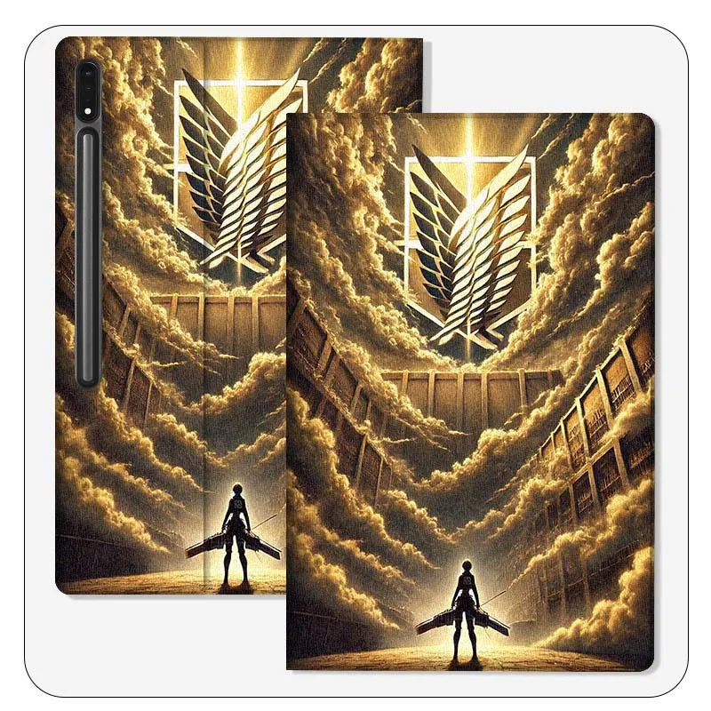 Attack on Titan Popular Anime For Samsung Galaxy Tab S9 S10 S6 S7 S8 FE Plus Lite Inch Foldable Cover Tablet Case