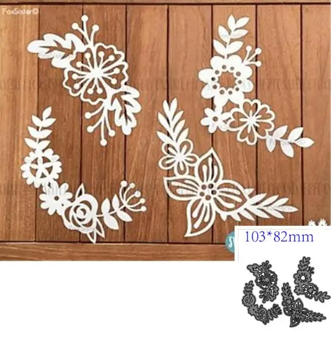 

Decorative Flowers Metal Cutting Scrapbooking Craft Mould Stencils 1pcs
