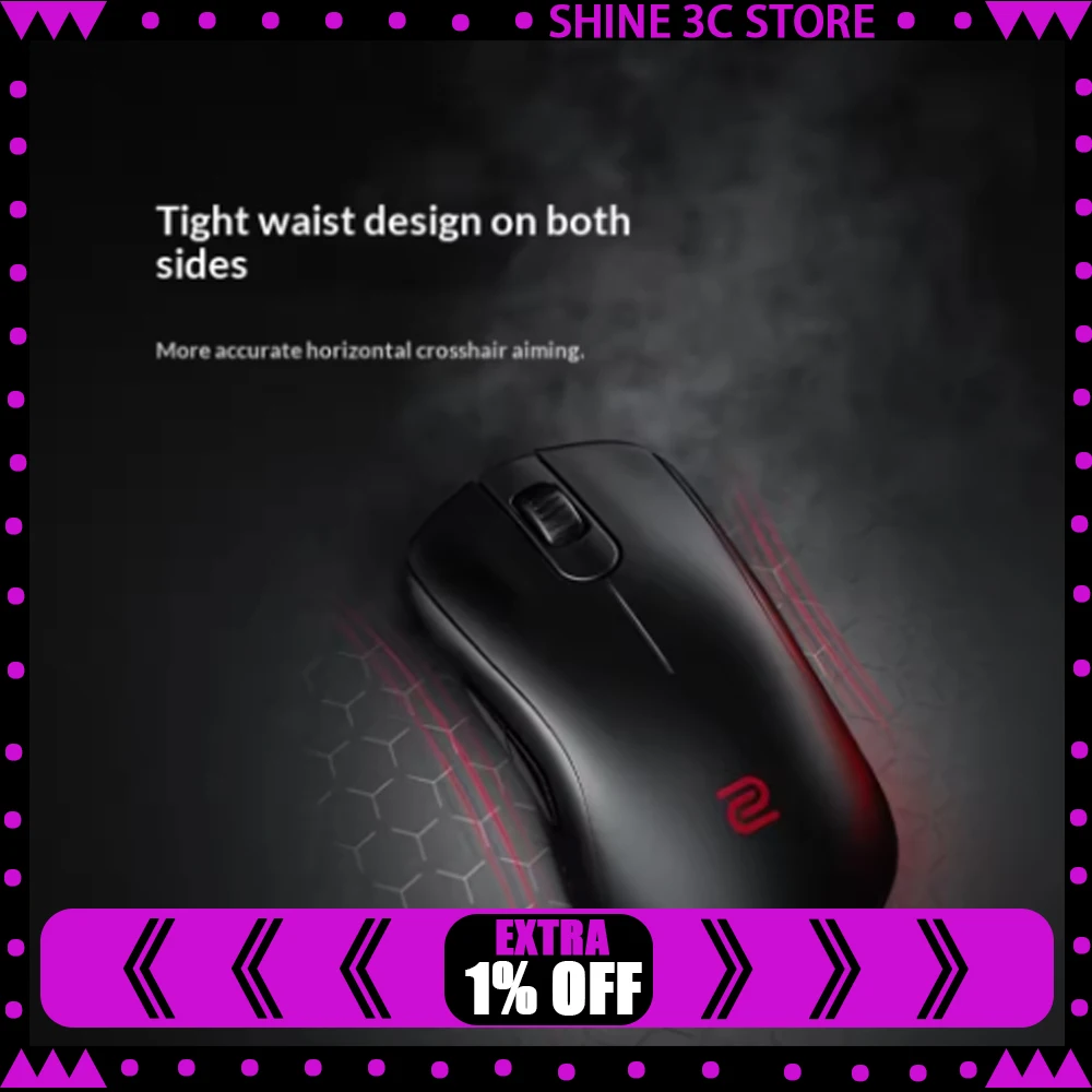 ZOWIE S2-DW Gaming Mouse The Rate Of Return Is 4000HZ Short Axis Design Wireless Mouse 3950 Sensor For CSGO PC Accessories Gifts