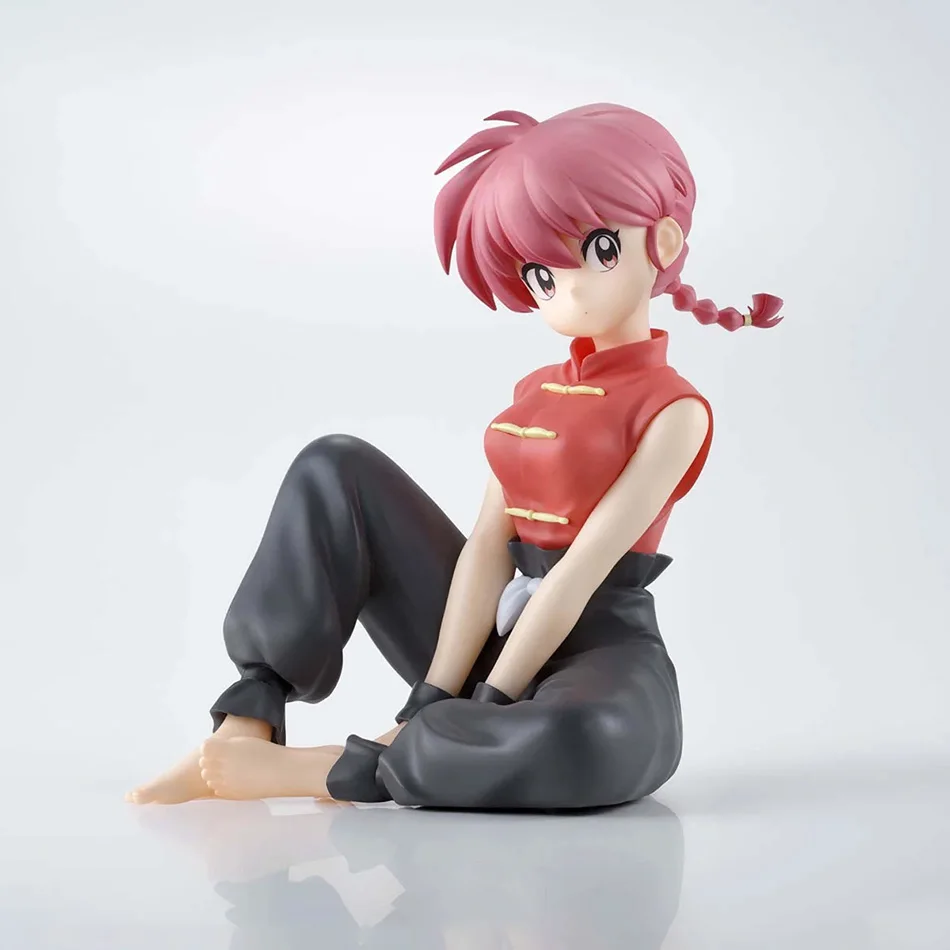 Original BANDAI BANPRESTO Ranma 1/2 Ranma Akane Tendo Shampoo Entspannen zeit Anime Figur Spielzeug PVC Modell Sammlung Puppe Geschenk