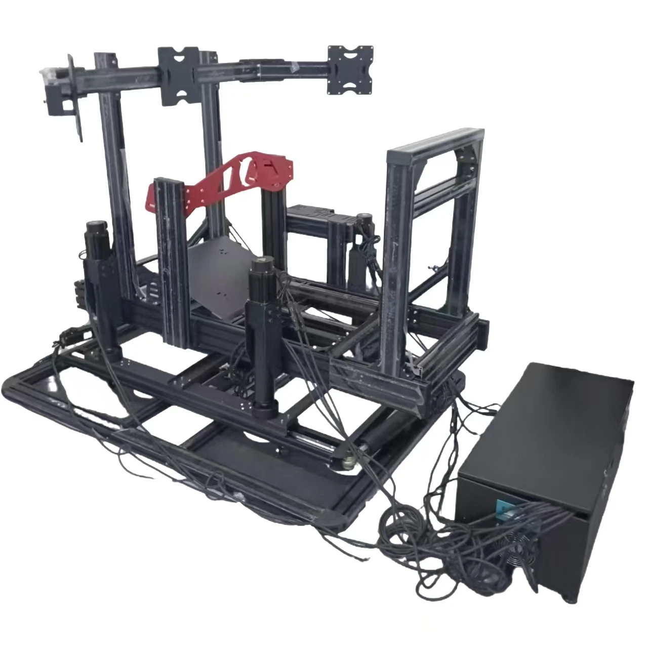 DIY 4DOF+2TL+S Sim Racing Cockpit Anum Sim Racing VR Game Motion Frame Sim Rig Kit Of Car Driving Simulator