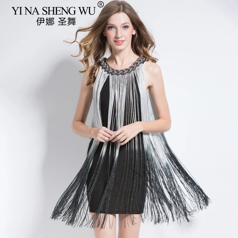 High Quality New Ballroom Dance Dress Fringe Latin Dance Costumes For Women Girls Sexy Salsa Dresses Tassel Latin Dance Skirt