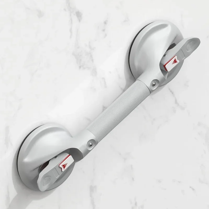 

Grab Bar for Bathtubs and Showers, 17 inch Heavy Duty Shower Handle with Strong Suction Cup, 300lbs Safety Shower Handrails