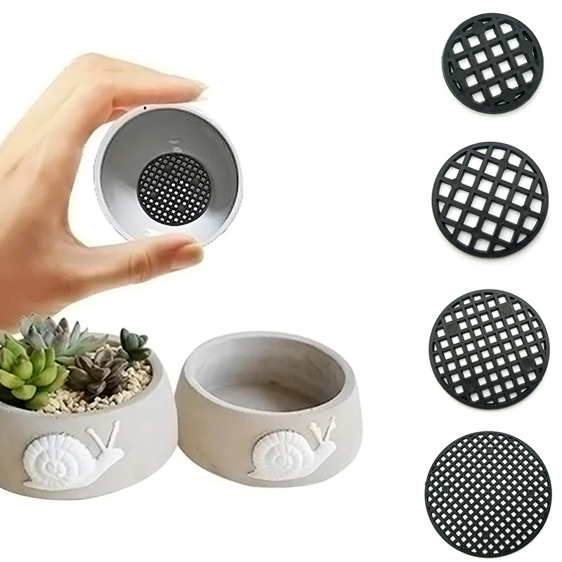 Griglia inferiore Mat Multi-funzione vaso di fiori Mesh Pad Hole Mesh Mat s Bonsai Basin Bottom guarnizione traspirante Accessori per il giardinaggio