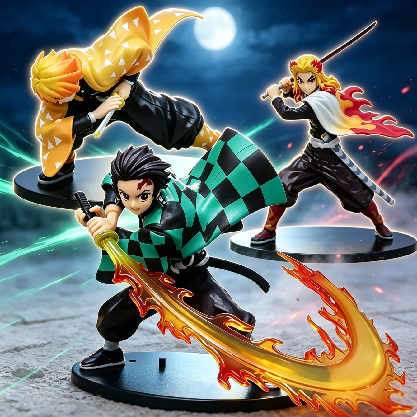 Anime Warrior Character Statue Model Dynamic Fighting Pose Figure Desktop Display Ornament Collectible Decor Gift Taning Jiro - view 3