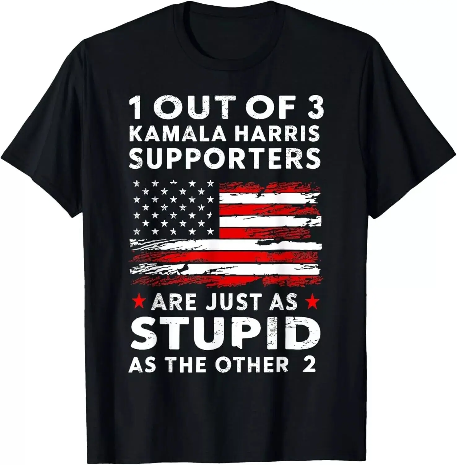 Funny Trump 1 Out Of 3 Kamala Harris Supporters Felon T-Shirt