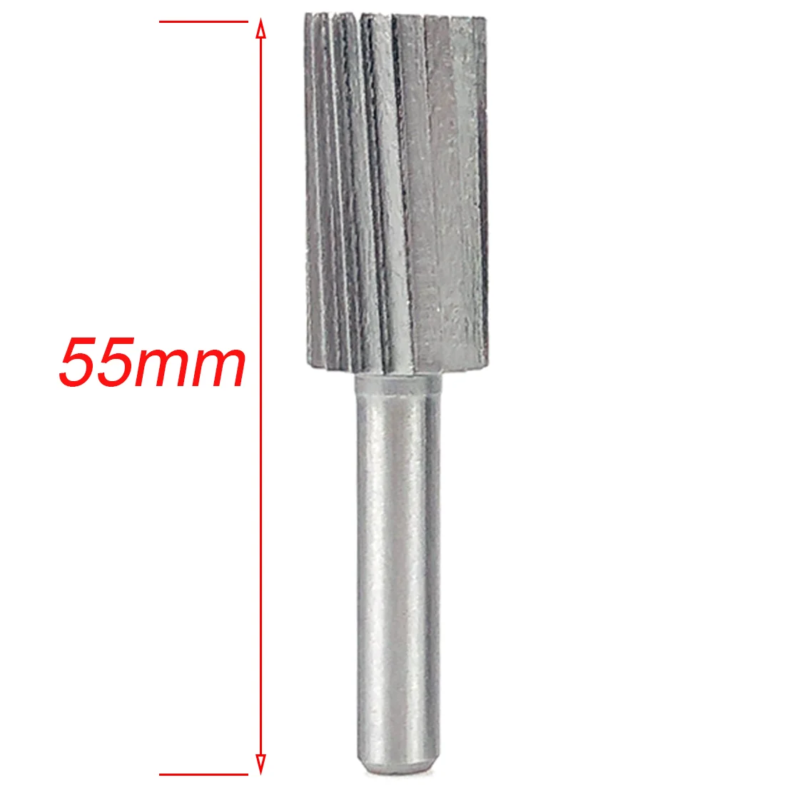 6pcs Dia 6mm Round Shank Drawing Tungsten Carbide Milling Cutter Rotary Tool Burr Cut Rotary Metal Wood Electric Grinding