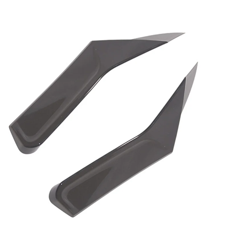 For VW Golf 8 Side Spoilers Tail Fins Rline Exterior Modifications Wraparound Deflectors Accessorie Glossy Black