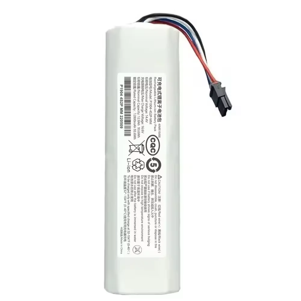 NEW 14.4V 12800mAh P2008-4S2P-MMBK Replacement Battery For Dreame F9 D9 L10 Pro Plus RLS3 RLS5 RLS5L RLS5D Accessories Parts