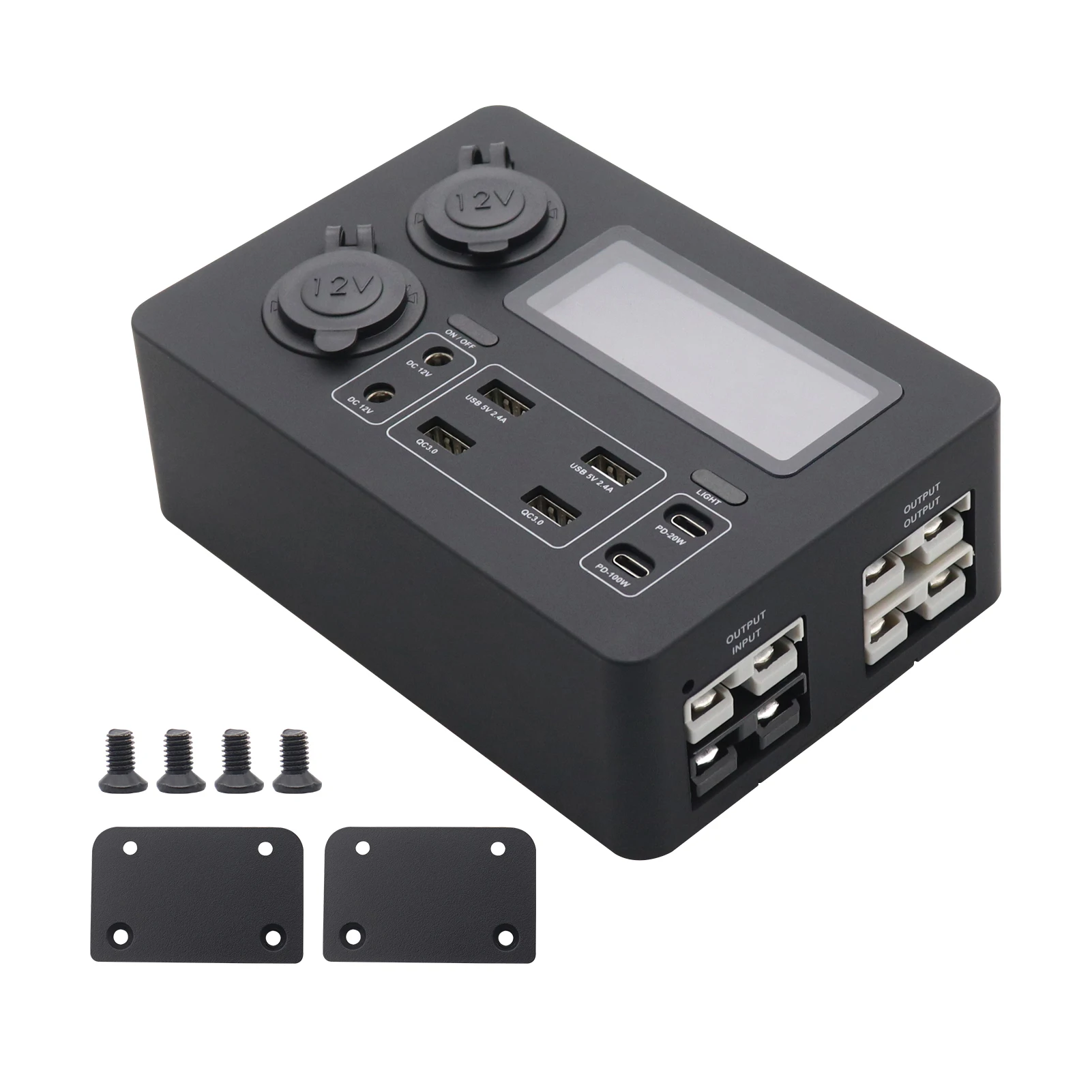 

Mini Power Box Power Socket Box Socket Box Portable Control Hub For RVs SUVs Boats Yachts Cars