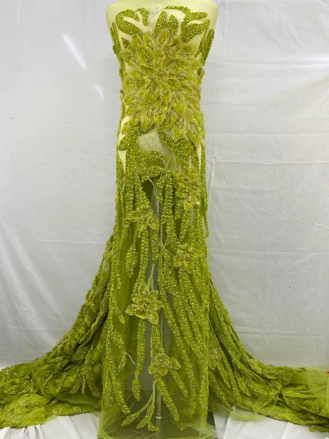 

Африканское кружево с пайетками и бисером, высококачественная французская тюлевая ткань, вышитое нигерийское кружево 2026 для шитья